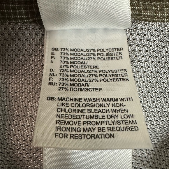 The North Face Men’s Short Sleeve Green & White Button Up Fishing Shirt Sz M GUC - Picture 6 of 8